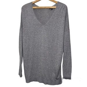 Express Heather Brown wool blend lightweight long sleeved sweater. Women’s L